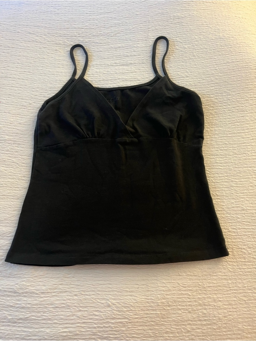 Brandy Melville Black V-Neck Spaghetti Strap Camisole